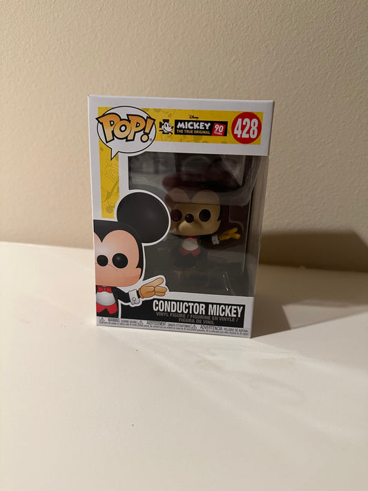 Funko Pop! Disney - Mickey's 90th: Conductor Mickey Figure (#428)