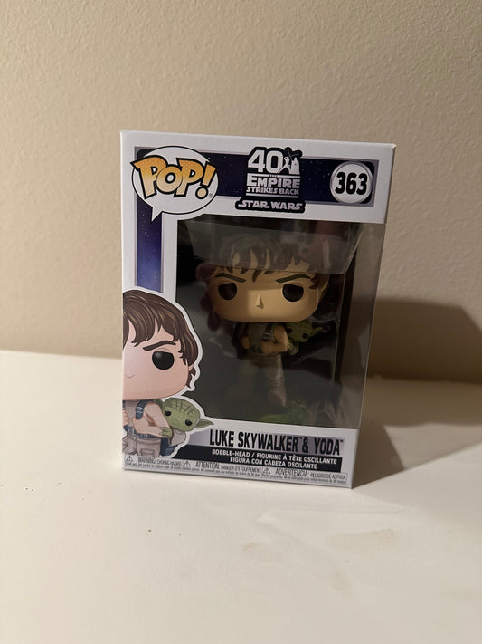 Funko Pop! Star Wars #363 Luke Skywalker & Yoda 40th Empire Strikes Back