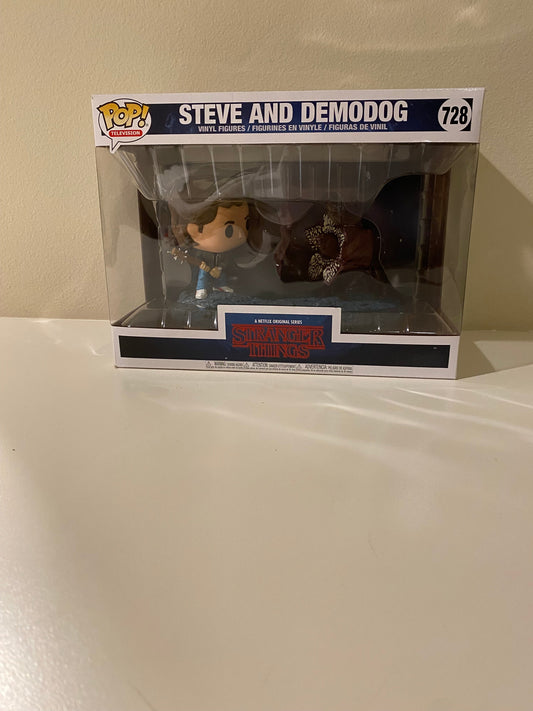 Funko Pop! Moments: Stranger Things - Steve and Demodog (#728)