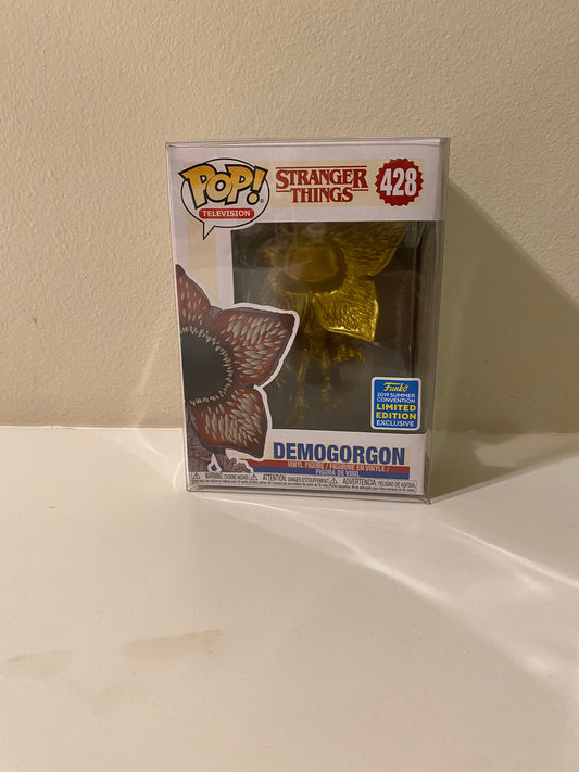 Funko Pop! Stranger Things - Gold Demogorgon - 2019 Convention Exclusive (#428)