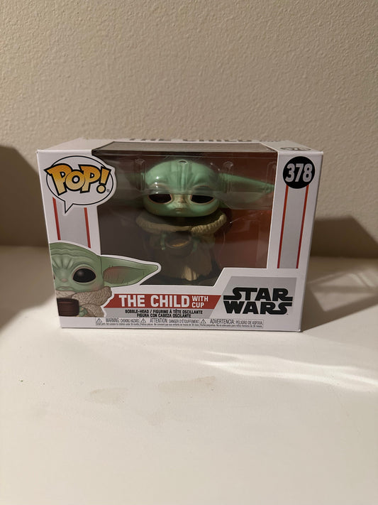 Funko Pop! Star Wars: The Mandalorian - The Child with Cup (#378)