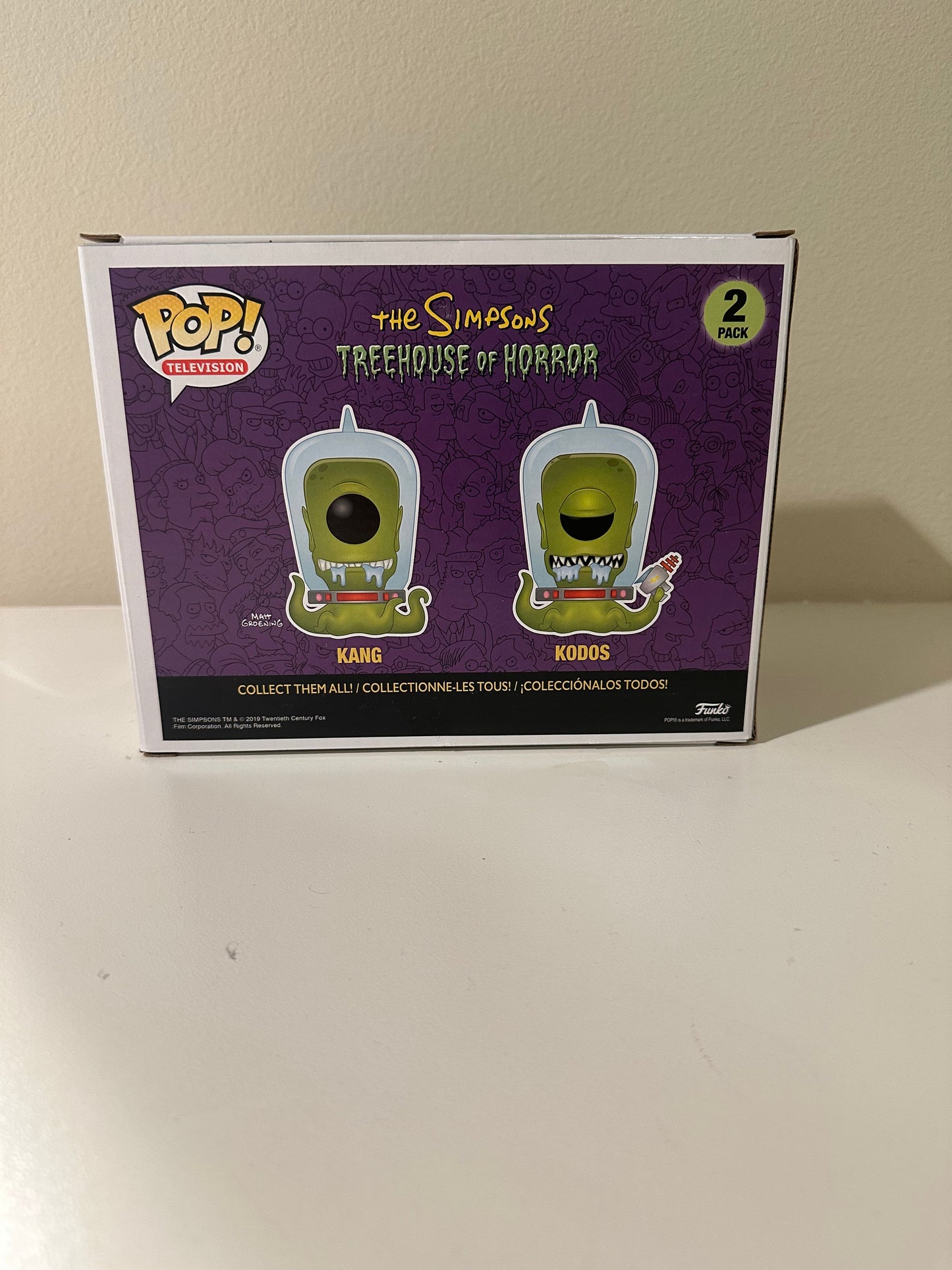 Funko Pop! Simpsons Treehouse of Horror Kang and Kodos SDCC Exclusive 2 Pack