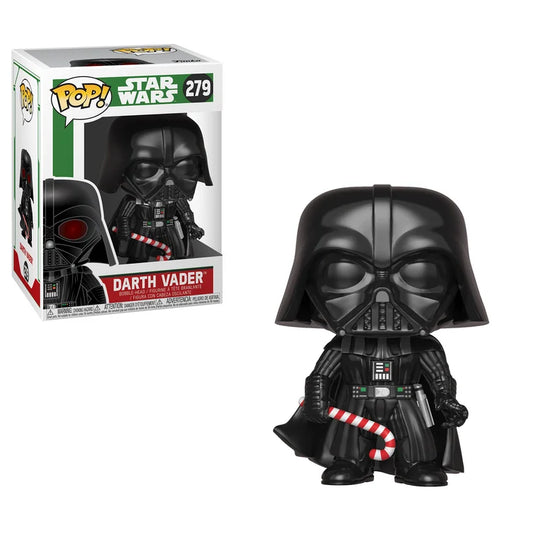 Funko POP! Star Wars Candy Cane Chase Darth Vader #279 - Limited Glow Chase Edition