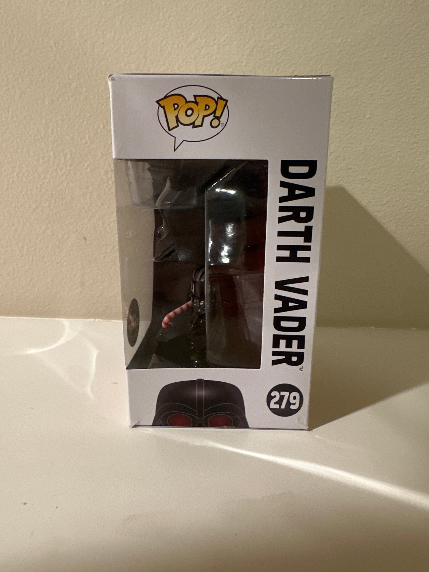 Funko POP! Star Wars Candy Cane Chase Darth Vader #279 - Limited Glow Chase Edition